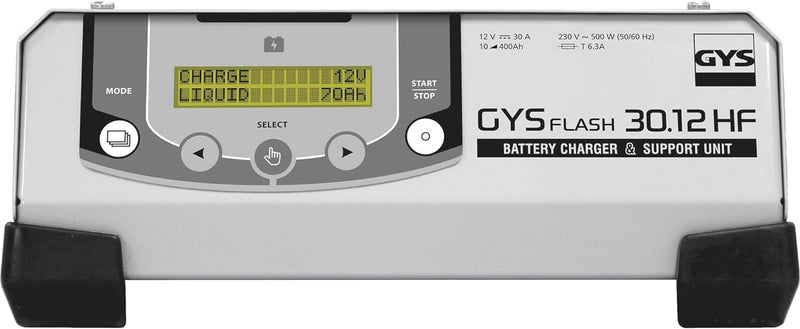 GYSFLASH 30–12hf Advanced Akku Support-Einheit und Ladegerät für alle 12 V