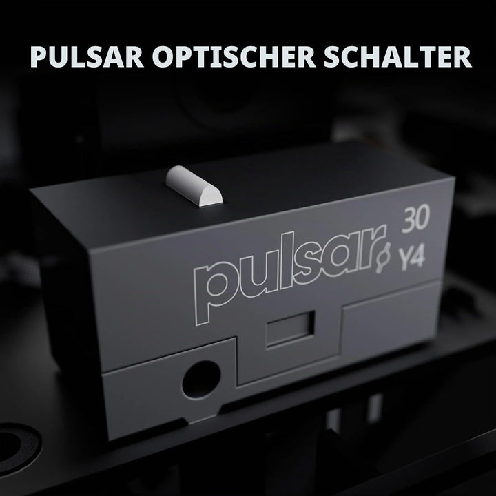 Pulsar Gaming Gears X2H Crazylight Kabellose Gaming-Maus, Ultraleicht, 43 g, optischer Schalter, 320
