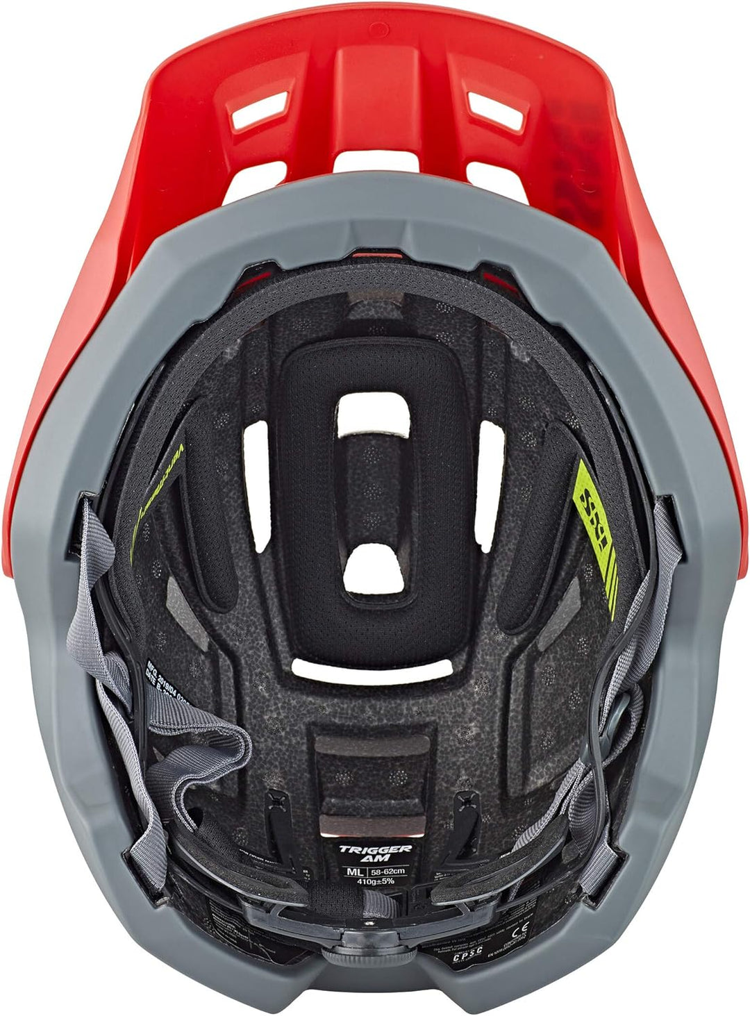 IXS Trigger Am Mountainbike-Helm, Neonrot, ML (58-62cm)
