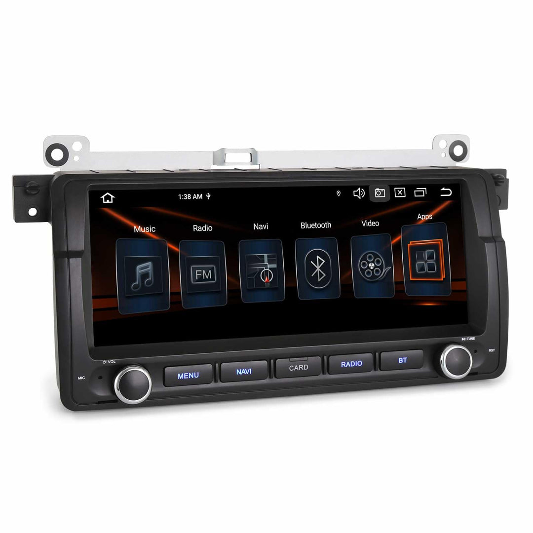 ERISIN Android 16 Autoradio GPS Navi für BMW 3er E46 318 320 325 M3 Rover 75 MG ZT, 8,8" IPS Touchsc