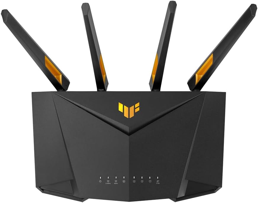 ASUS TUF Gaming AX4200 Dual Band WiFi 6 Gaming Router (WiFi 6, bis zu 4200 Mbit/s, Mobile Game Mode,