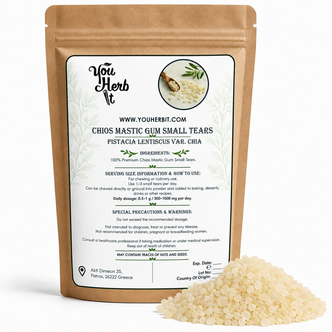 Griechisch Chios Mastika Mastix Natur Kaugummi - Kleine Harze - Pistacia Lentiscus (75g) 75.0 Gramm,