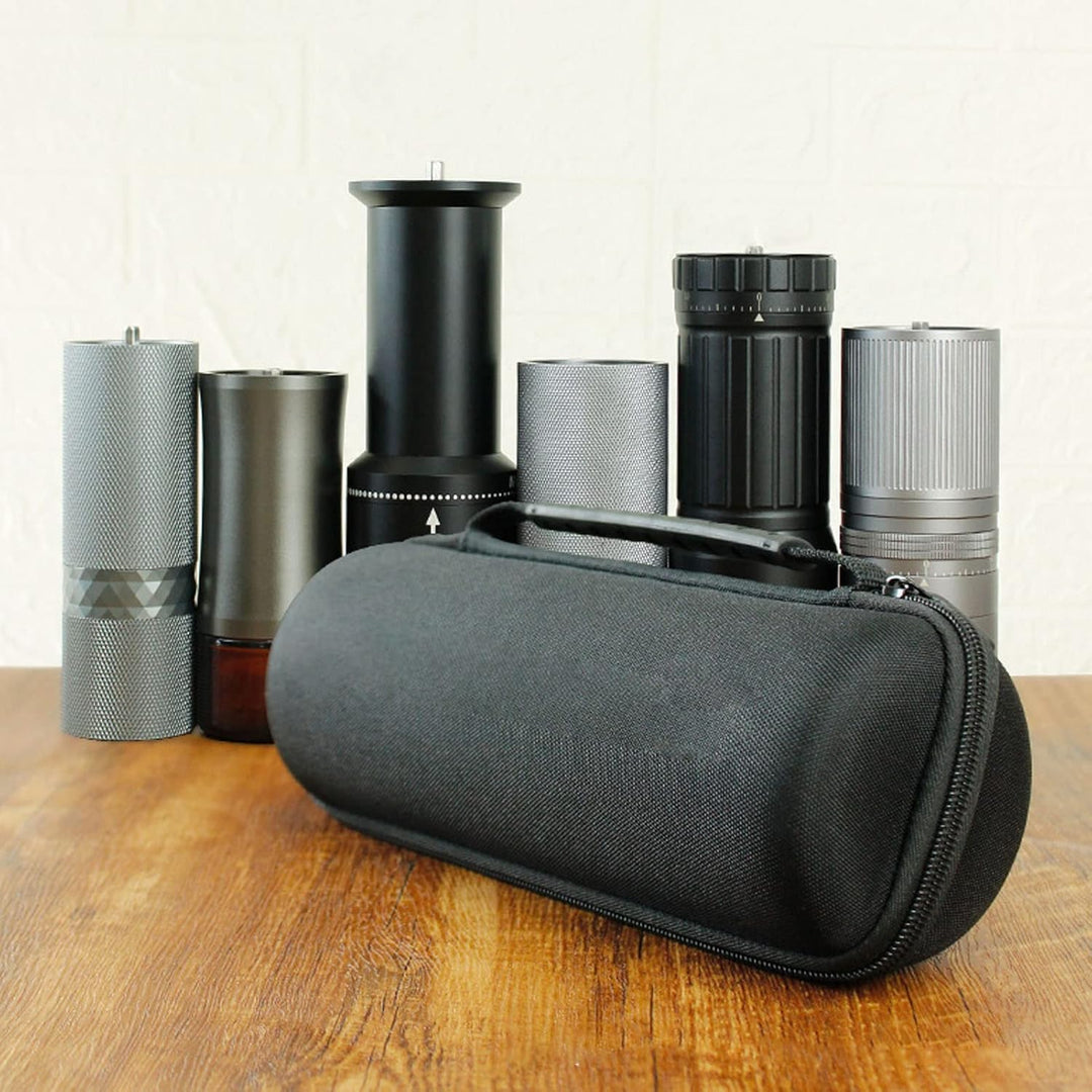 Manuelle Kaffeemühlen-Tasche, Wasserdichte Reisetasche mit Netztasche und Reissverschluss-Design, La