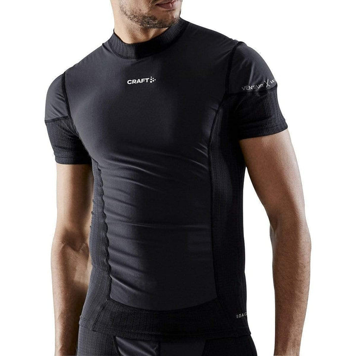 Craft Herren Active Extreme X Wind Ss M Baselayer (1er Pack) S Black/Granit, S Black/Granit