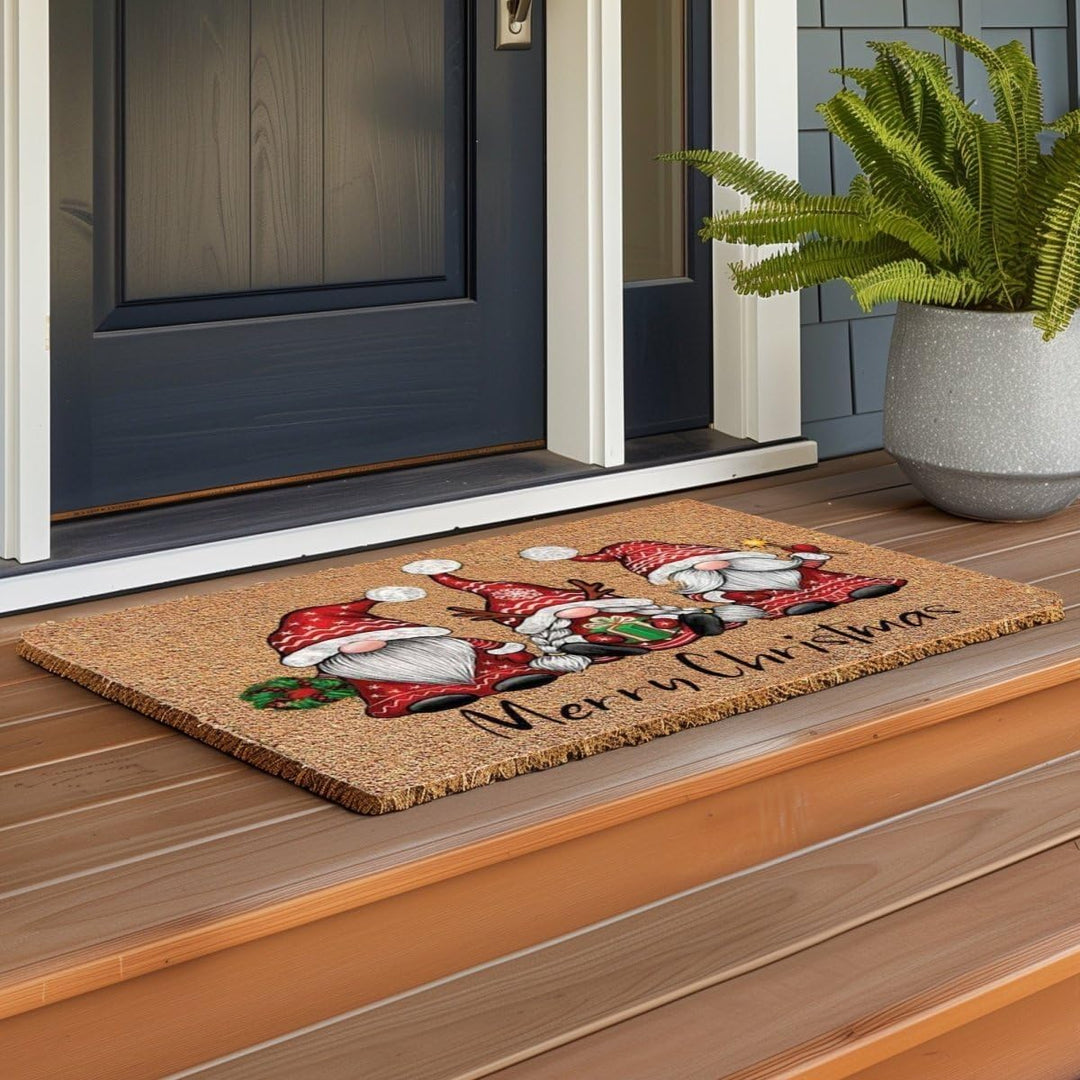 Entrando Fussmatte aus Kokos 40x60 cm - 20 Stillvolle Motiven - für aussen, robust, rutschfest - ide