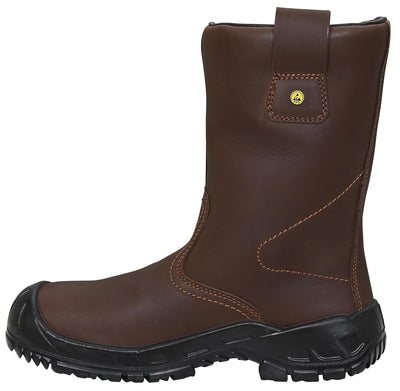 ELTEN Sicherheitsschuhe, Winter RIGGER Boot ESD S3 CI, Damen und Herren, Leder, Stahlkappe, leicht,