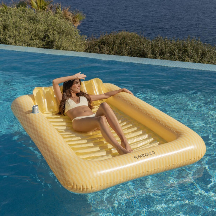 Flamingueo Luftmatratze Pool - Wassermatratze, Schwimmmatratze, Luftmatratze Strand, Wasserhängematt