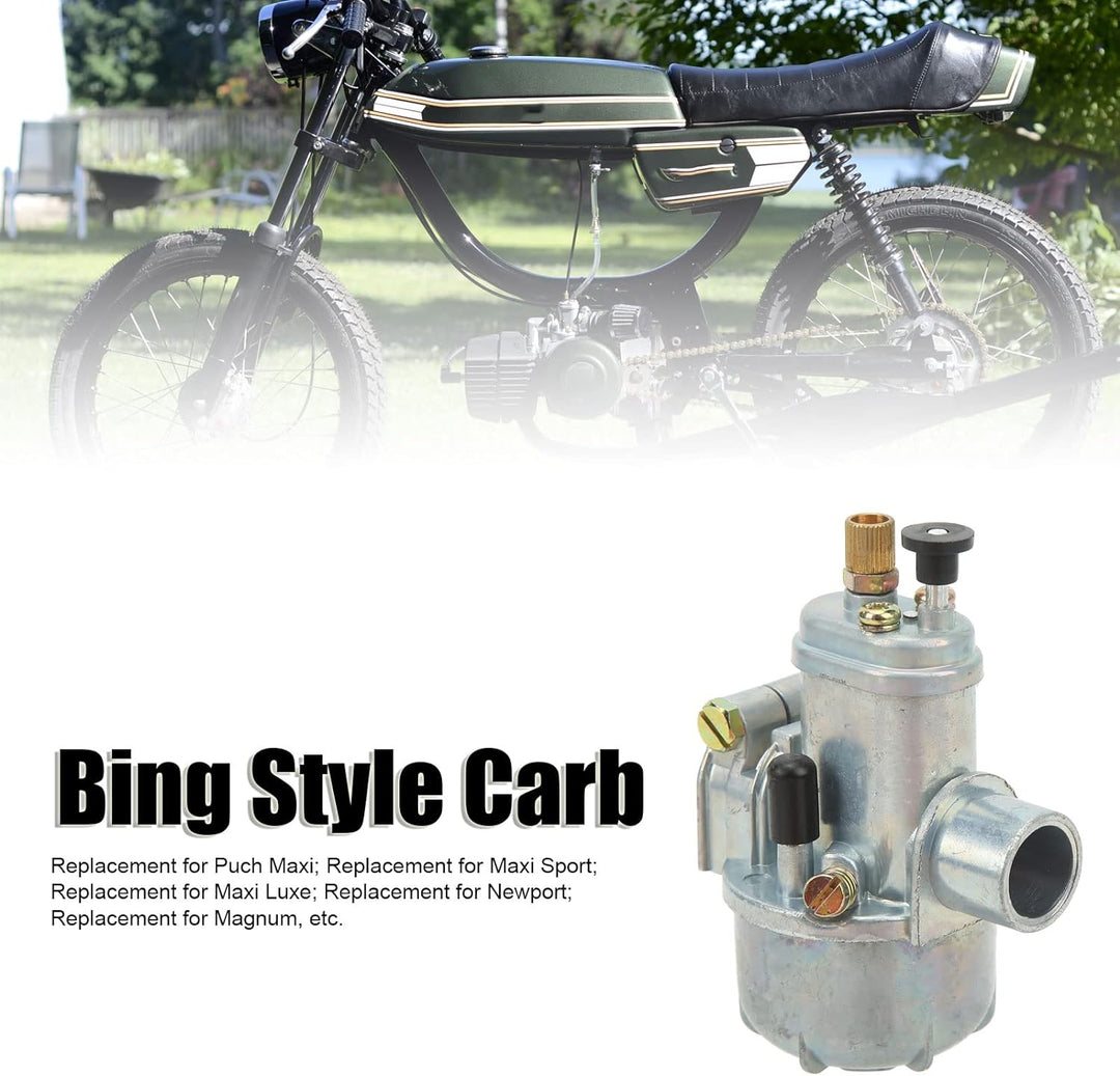 BOROCO 15 Mm Vergaser Im Bing-Stil, Metall, Professioneller Moped-Vergaser, Ersatz Für Puch Maxi 50