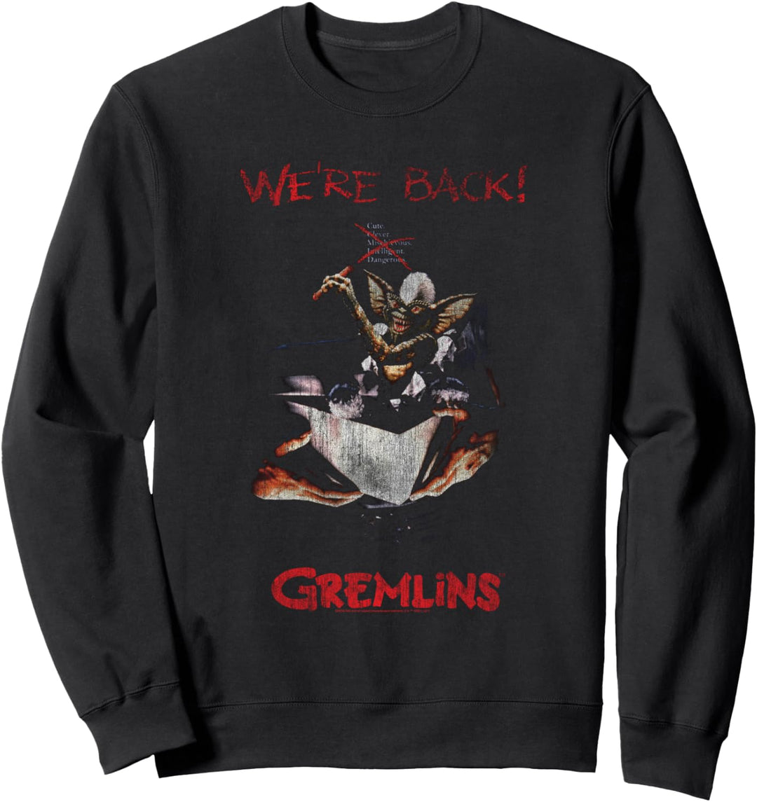 Gremlins Distressed Spike Poster Sweatshirt