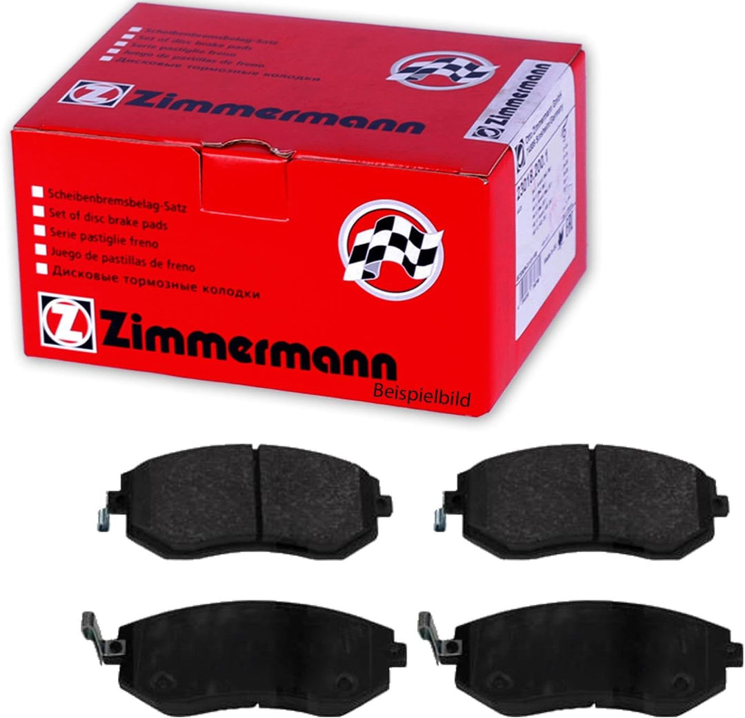 Bremsbeläge Vorne von Zimmermann (25760.170.1) Bremsbelagsatz Bremsanlage Scheibenbremsbelagsatz, Sc