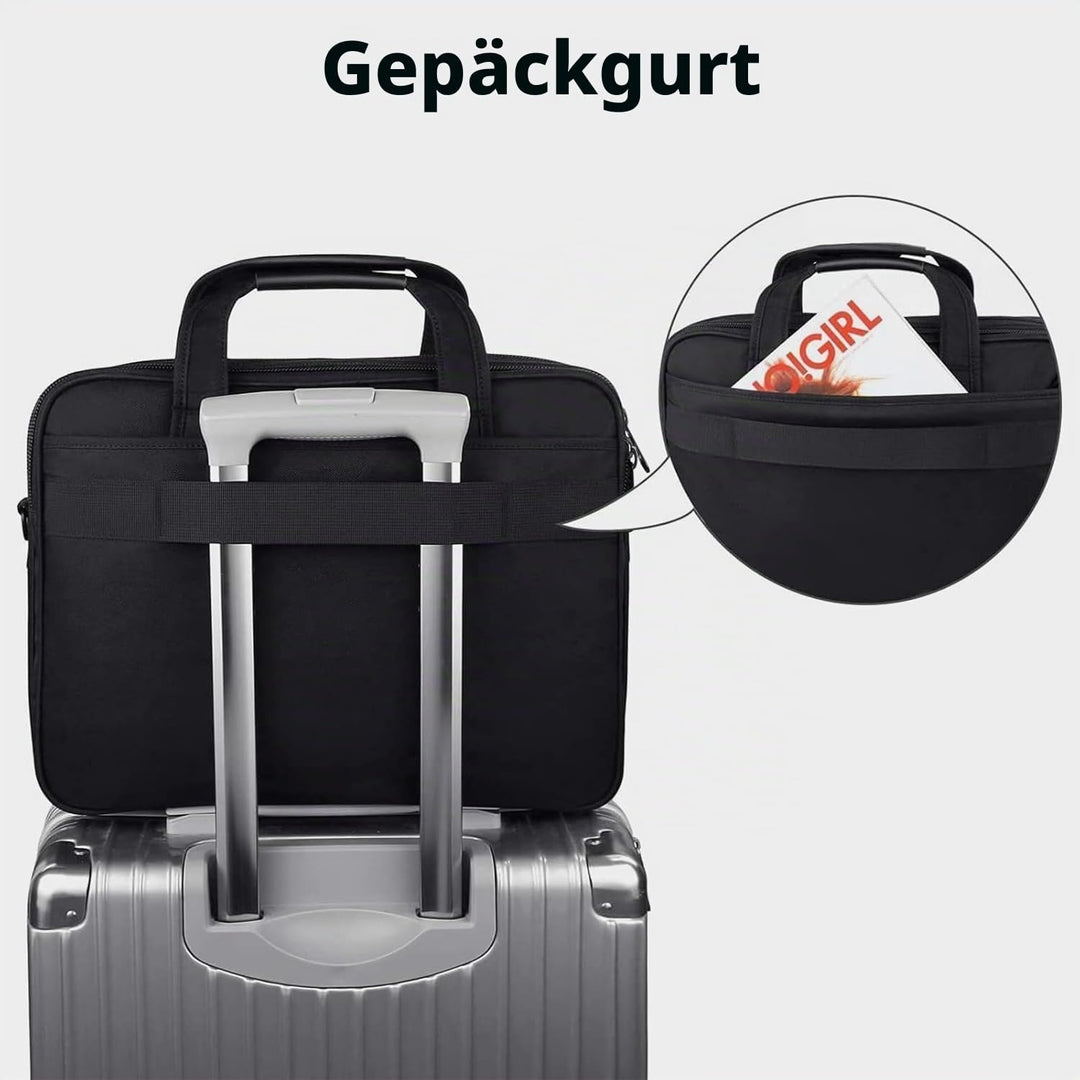 MATEIN Laptoptasche 17,3 Zoll, Gross Laptop Tasche 17 Zoll Aktentasche Herren Wasserdicht Arbeitstas