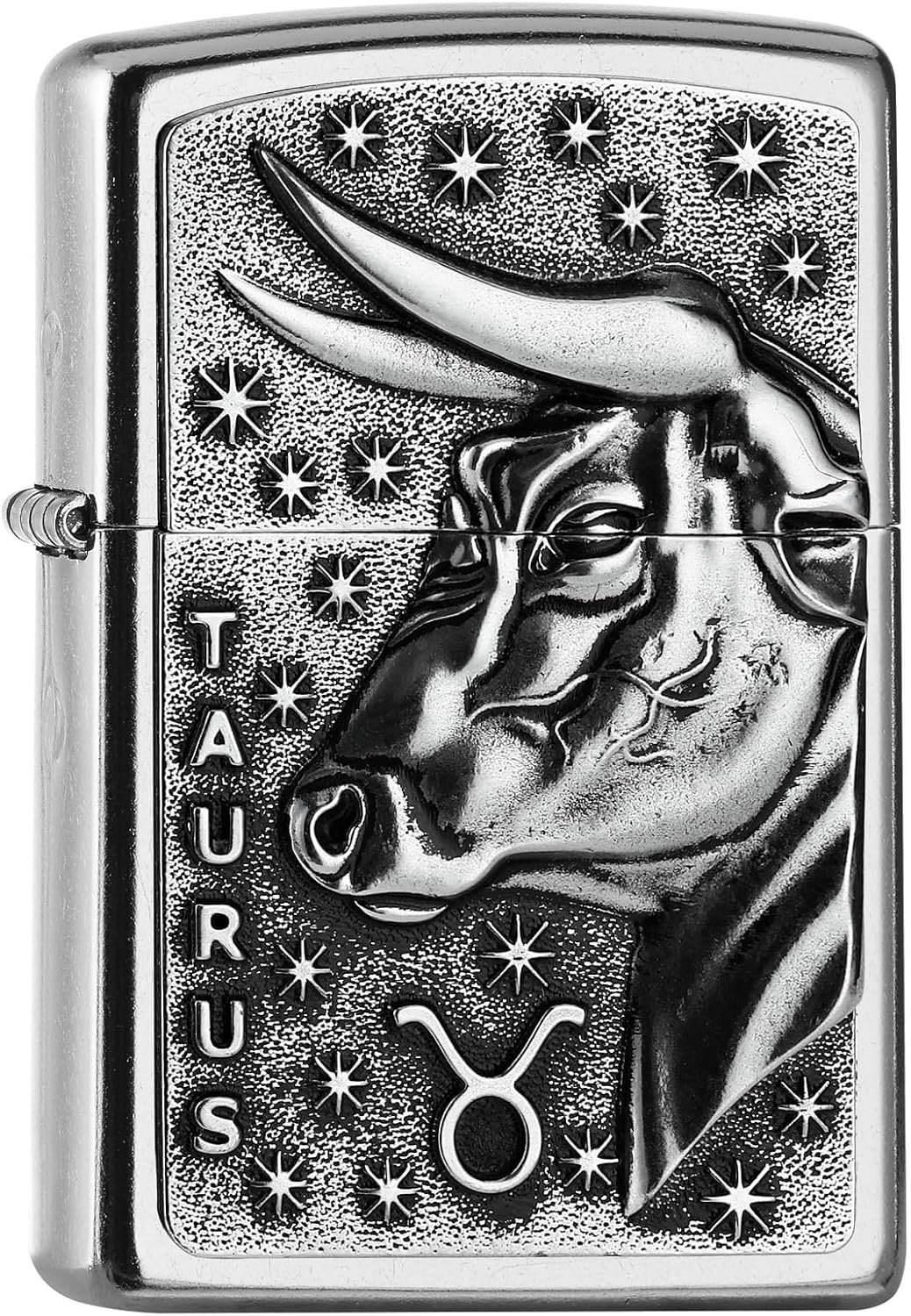 Zippo 2006501 PL 207 Taurus Tierkr. V19 Feuerzeug, Messing, Design, 5,83,81,2