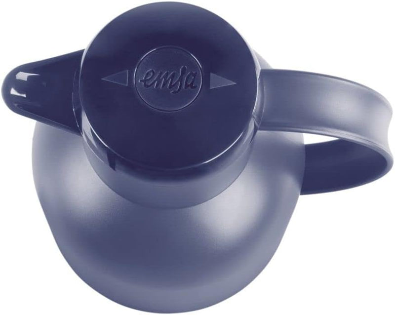 Emsa N40120 Samba Isolierkanne |1,5 Liter | Quick Press Verschluss | 12h heiss und 24h kalt | Transl