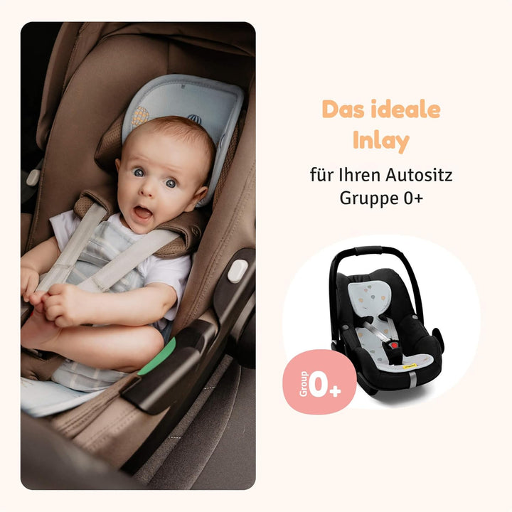 Aeromoov - Baby Sitzauflage Air Layer - Einlage Für Autositz oder Kinderwagen - Gruppe 0 - Antischwi