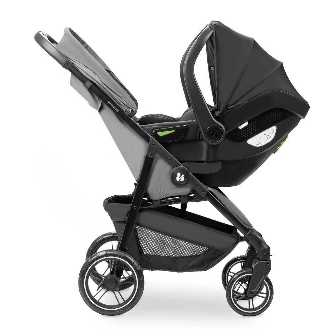 hauck Babyschalen Adapter, Schwarz - nur Kompatibel mit Shop N Care Kinderwagen - Geeignet für Drive