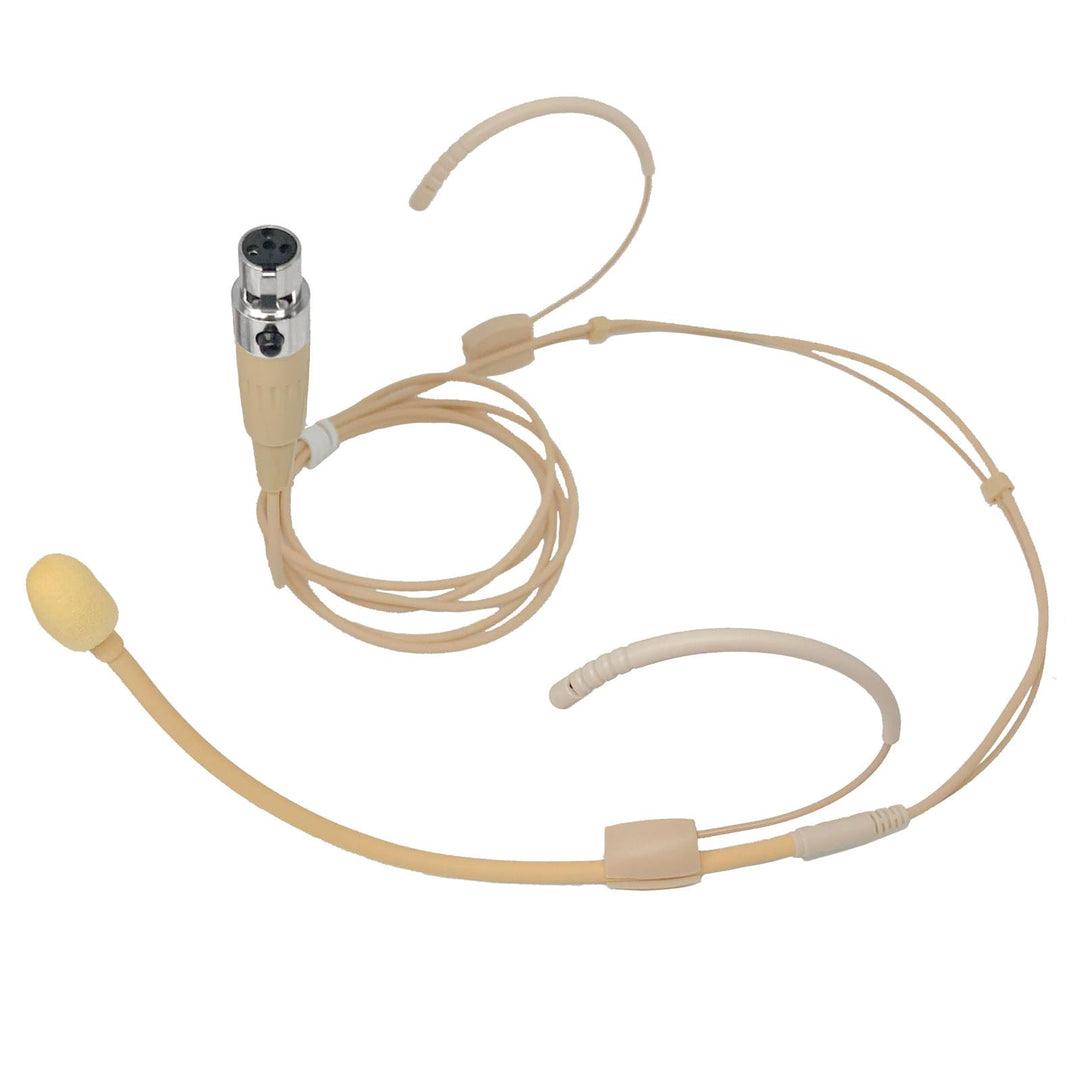 MICMXMO Einzigartiges Mikrofon mit Kopfbügel, kompatibel mit Shure kabellosem Sender, Omnidirektiona