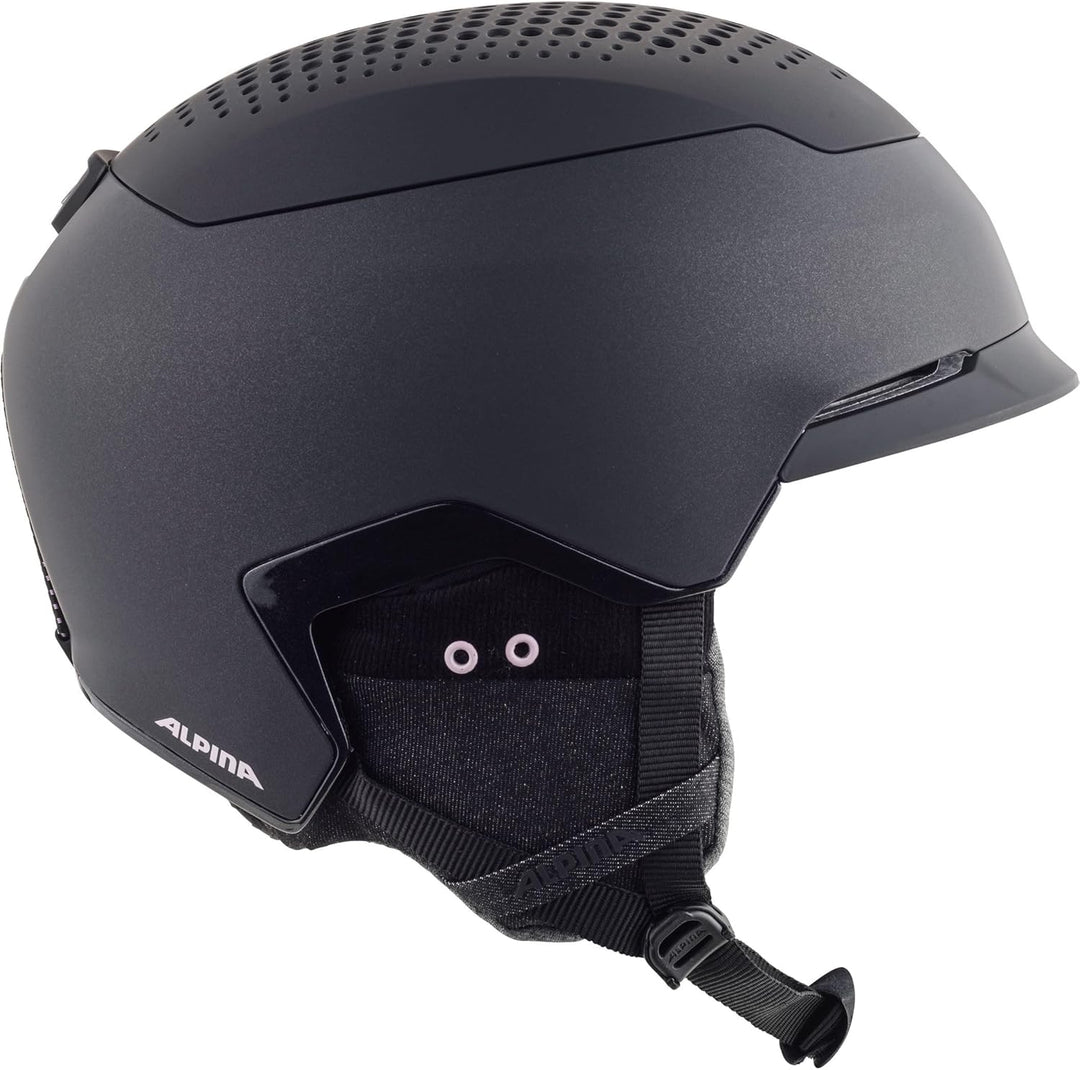 ALPINA Unisex - Erwachsene, GEMS Skihelm black-rose matt 55-59 cm, black-rose matt 55-59 cm