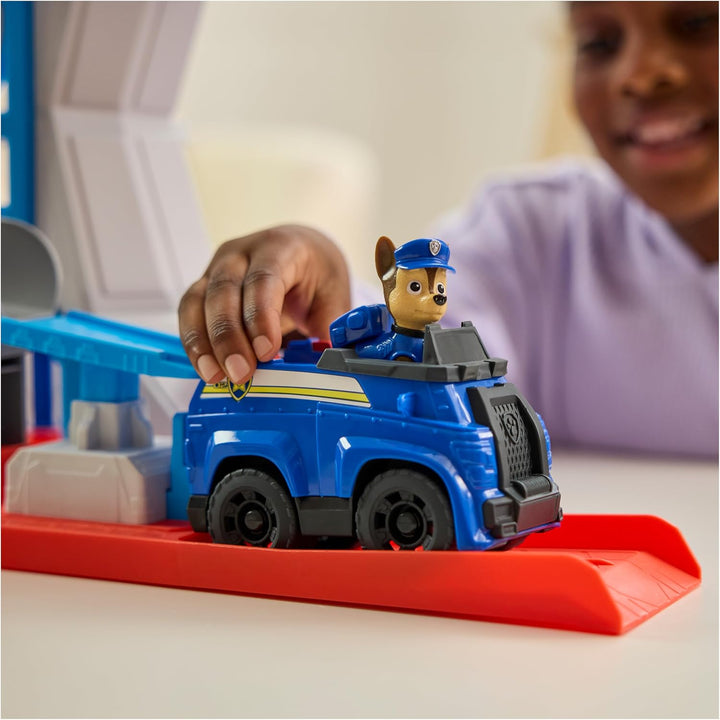 PAW PATROL - Lookout Tower (2025), über 50 cm hoch, Hauptquartier Spielset mit 1 Basis Polizei-Fahrz