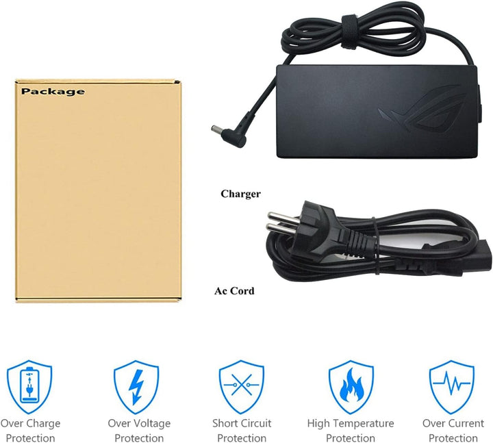 200W 20V 10A Netzteil Ladegerät, ADP-200JB D Fit für ASUS ROG Zephyrus G15 GA503 GA503QM GA503QS GA5