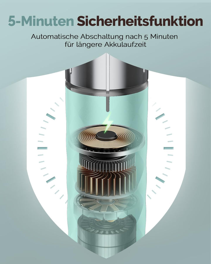Maestri House Milchaufschäumer Mit Stufenloser Geschwindigkeitsregelung, Usb Aufladbar Milchaufschäu