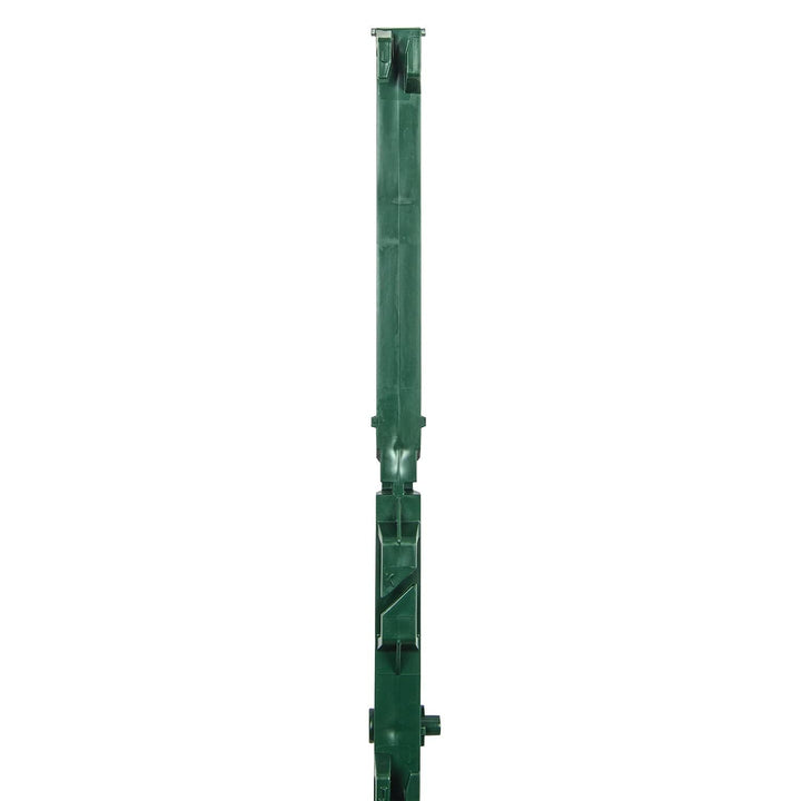 horizont Weidezaunpfähle Kunststoff 5 Stück grün, Höhe 138cm, Doppeltritt, Kunststoffpfahl mit Ösen