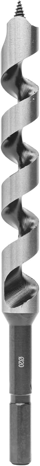 ENT 41056 Schlangenbohrer WS, Durchmesser (D) 20 mm, NL 165 mm, GL 235 mm, S 12 mm 6-kant D=20 / NL=