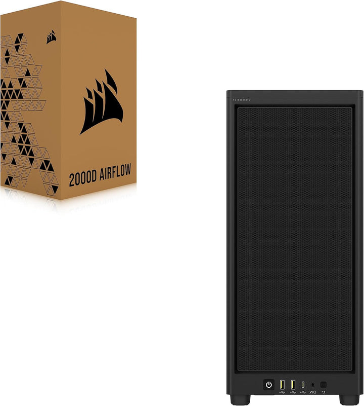 Corsair 2000D Airflow PC-Gehäuse Mini ITX – Format Mini ITX – Platten aus Netzstahl – DREI GPU-Steck
