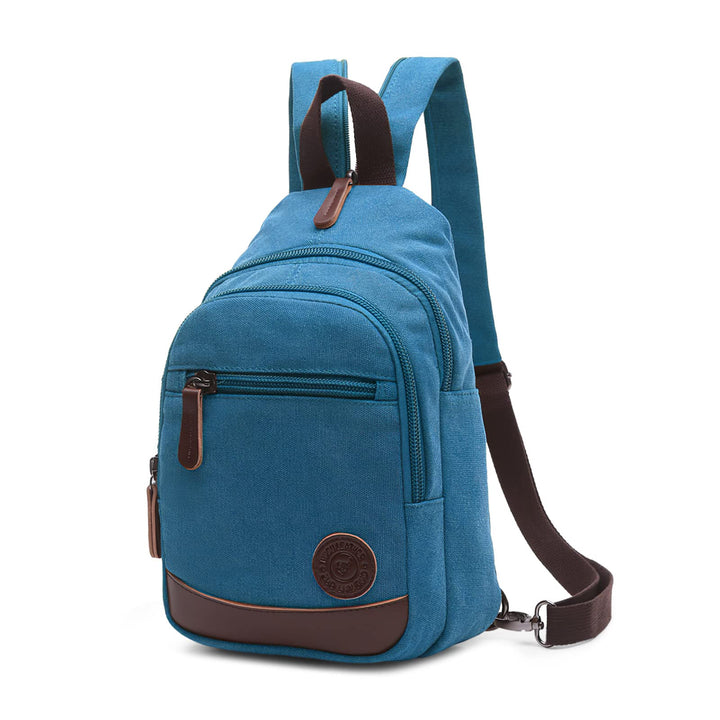VARLIVOO Retro Sling Bag Herren Crossbody Bag Umhängetaschen Schultertasche Outdoor Sportarten Wande
