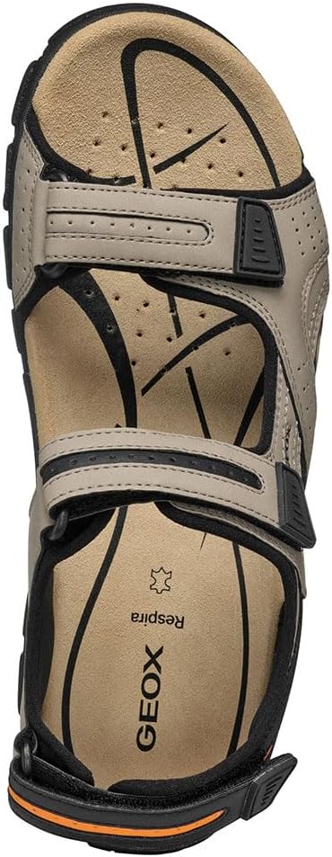 Geox Herren Uomo Sandal Strada D Riemchensandalen, Sand