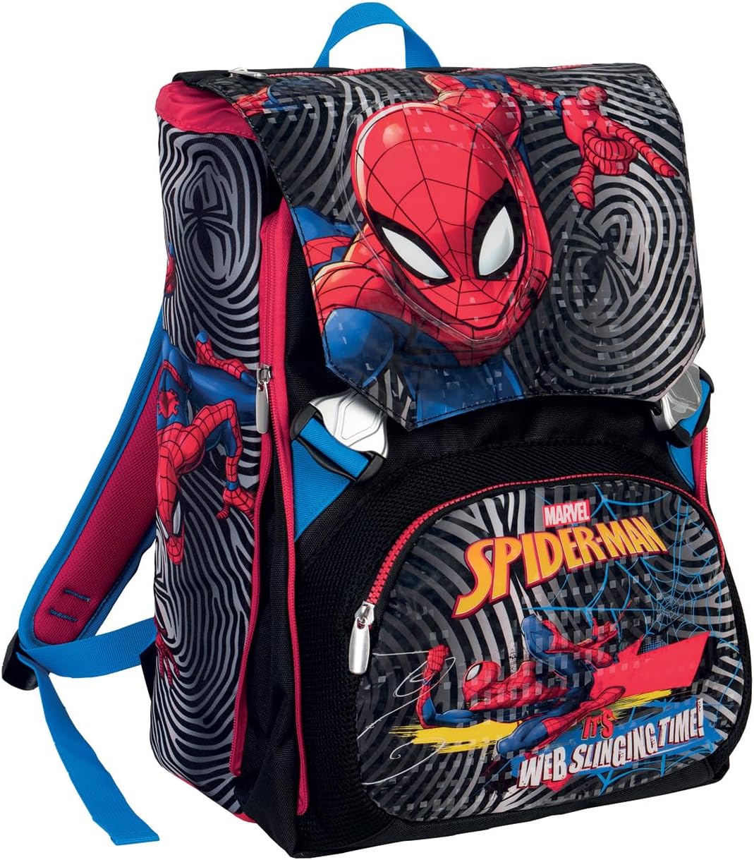 Seven Schulranzen für Grundschule, ab 1. Klasse, Erweiterbarer Schulranzen, Extra Volumen; Geräumige