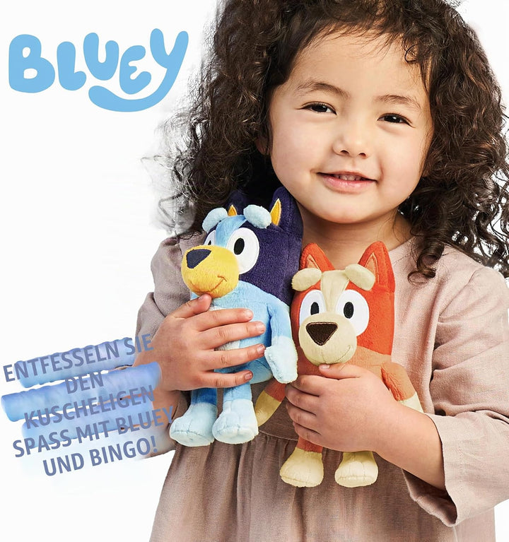 Bluey & Bingo 2 Stück 20 cm Plüsch Offizielle Sammlerstück Charakter Kuscheltier