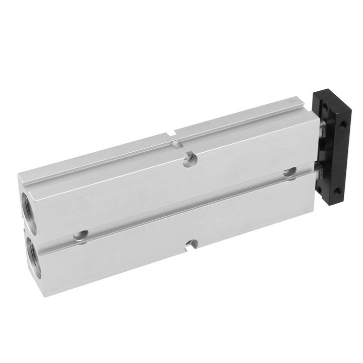20mm Bohrung 100mm Hub Doppelstange Doppeltwirkend Hochwertiger pneumatischer Luftzylinder aus Alumi