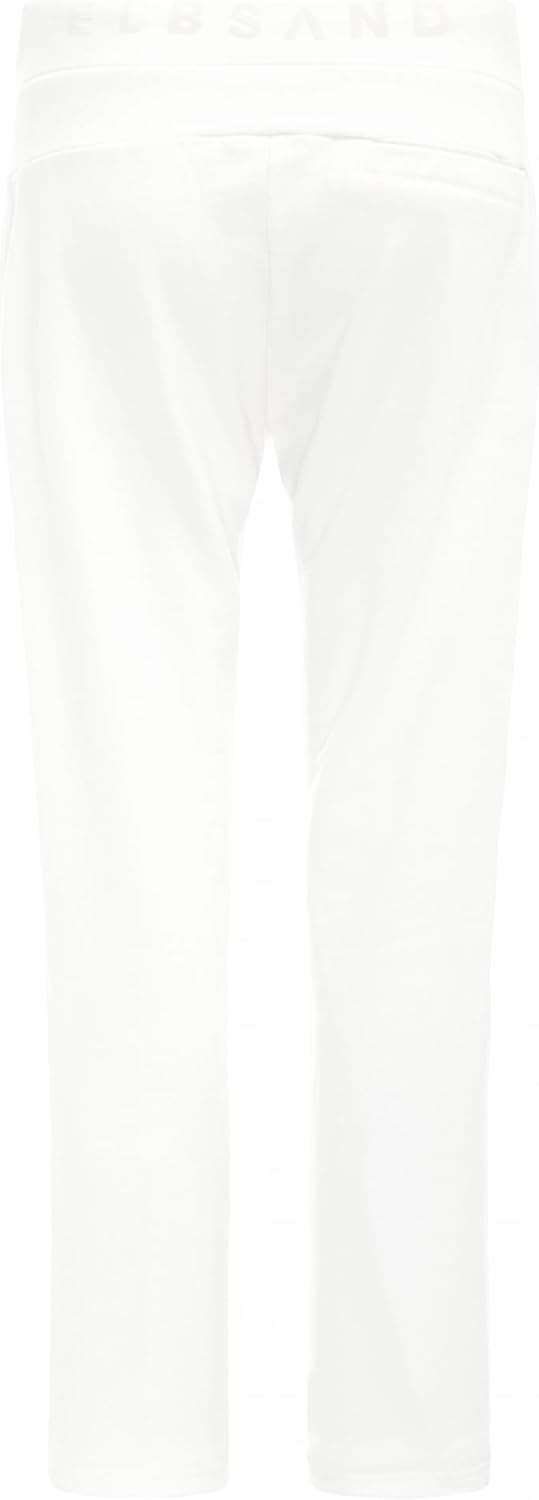 Elbsand Brinja Damen 7/8 Hose, Sweathose, gerade Schnittform XS Cloud White, XS Cloud White