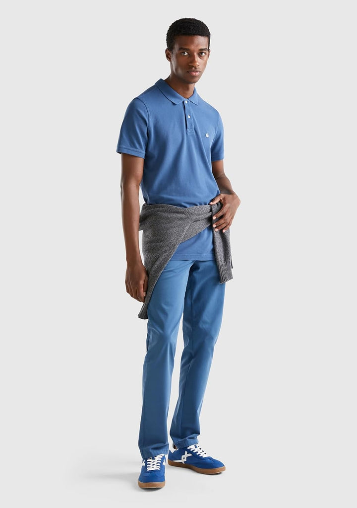United Colors of Benetton Herren Polohemd XS Blau, XS Blau