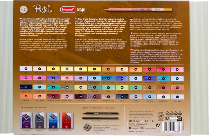 Bruynzeel - 48 Pastellbuntstifte in luxuriösem Etui