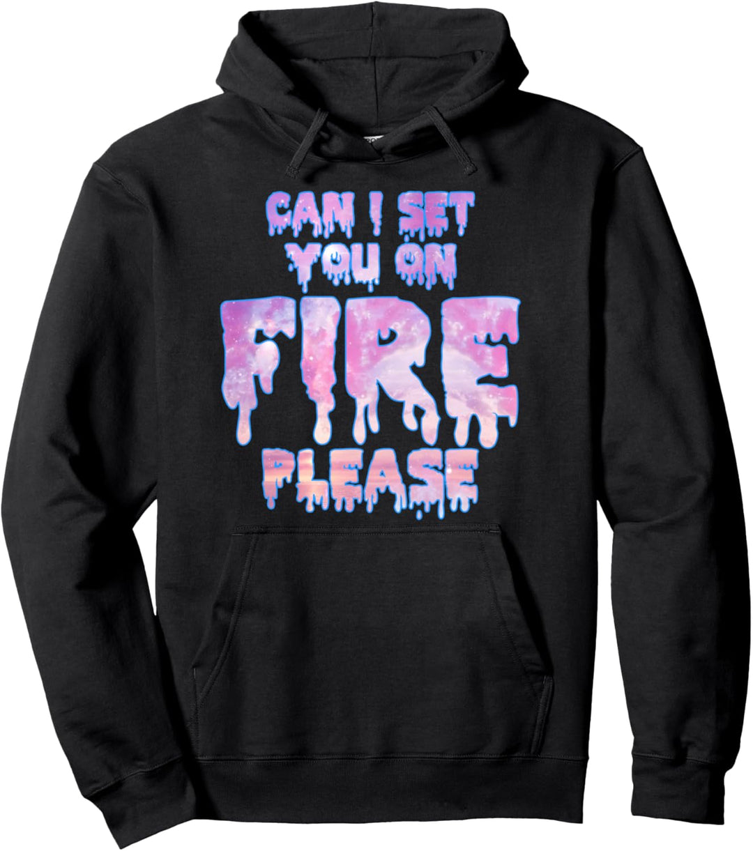 Pastel Goth Kawaii Gothic Sassy Snarky Sarcastic Eboy Egirl Pullover Hoodie