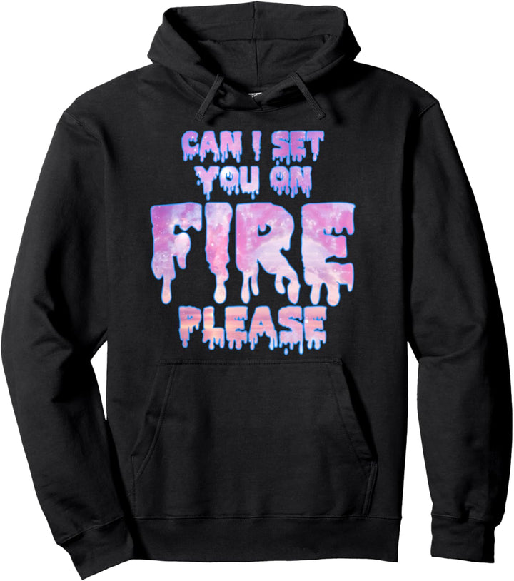 Pastel Goth Kawaii Gothic Sassy Snarky Sarcastic Eboy Egirl Pullover Hoodie