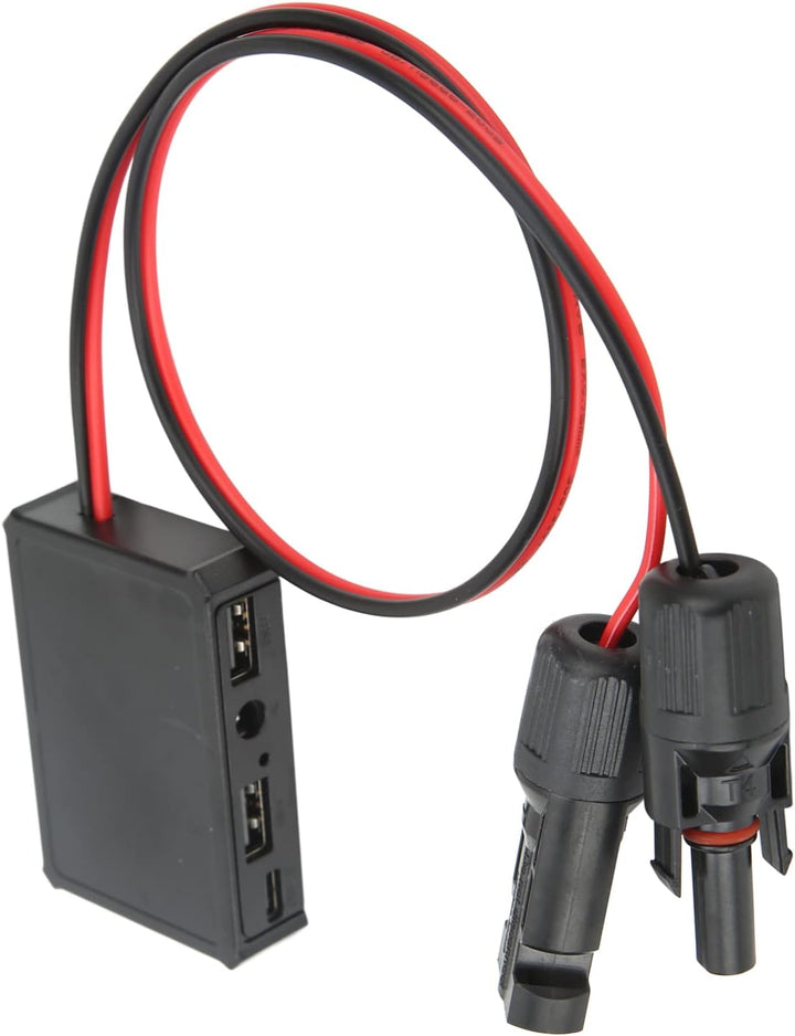 USB-C Solarpanel, Solarladegerät mit Typ-C DC-USB Schnittstelle, Solar-Steckdosenleiste für Telefone