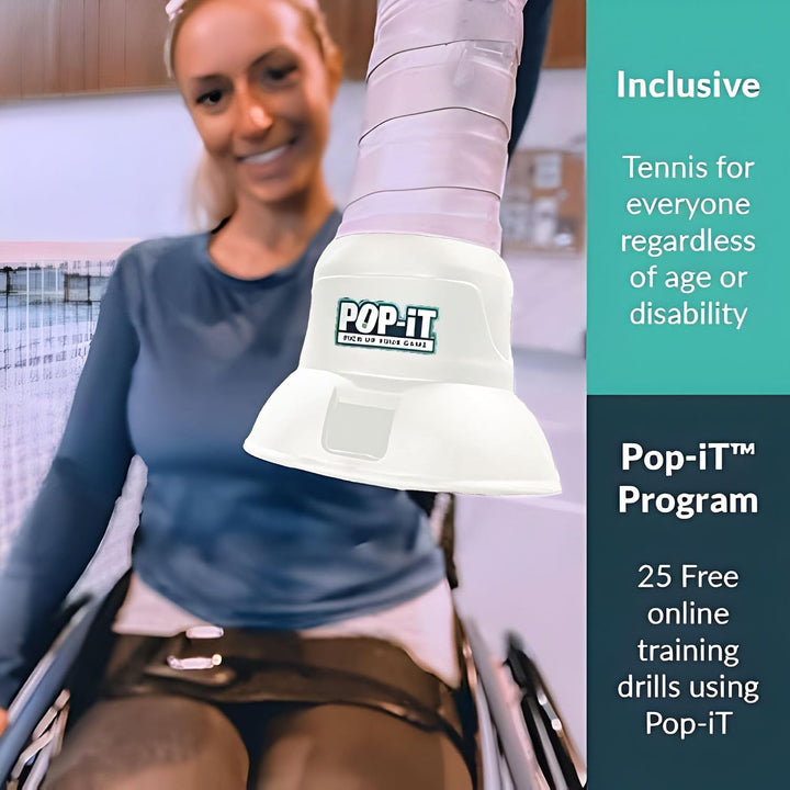 Pop-It, Einfaches Aufheben von Tennisbällen für Ihren Schläger Weiss/opulenter Garten Standard, Weis