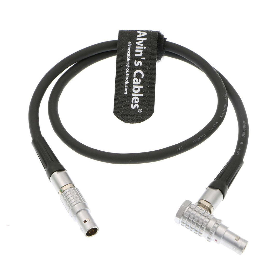 Alvin's Cables 2 Pin Stecker Rechtwinklig zu 2 Pin Stromkabel für Teradek Bond über Alexa Camera 45C