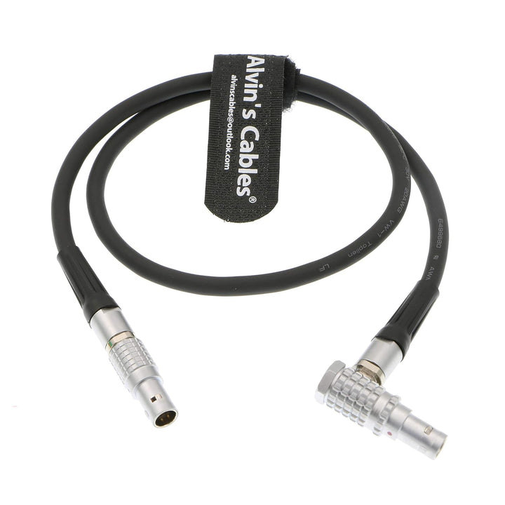 Alvin's Cables 2 Pin Stecker Rechtwinklig zu 2 Pin Stromkabel für Teradek Bond über Alexa Camera 45C