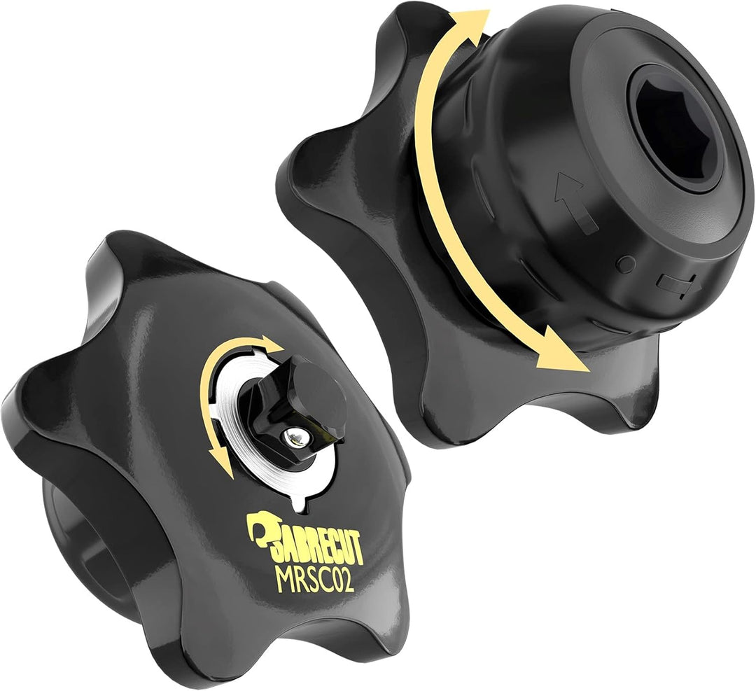 SabreCut 1 x MRSC02 DualDrive Vierkantantrieb Daumen-Mini-Mikro-Ratsche 1/4 Zoll professionelle Fing