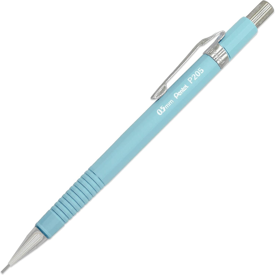 Pentel P205-97 Druckbleistift, Blumenmuster, Pastellfarben, 6 Stück