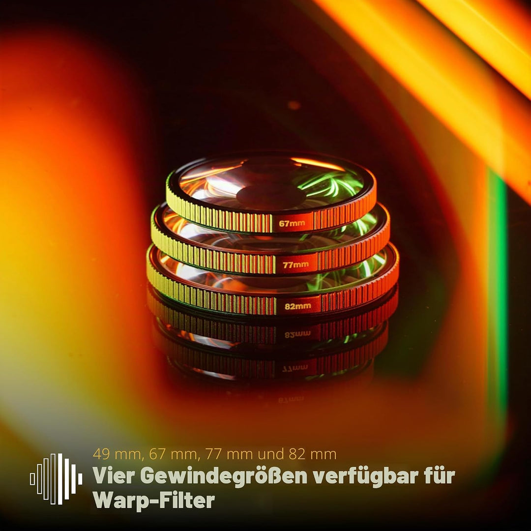 PolarPro - Warp Filter - Camera Effect Filter - Dramatic Warp Effect - PRYZM - 49mm, 49mm