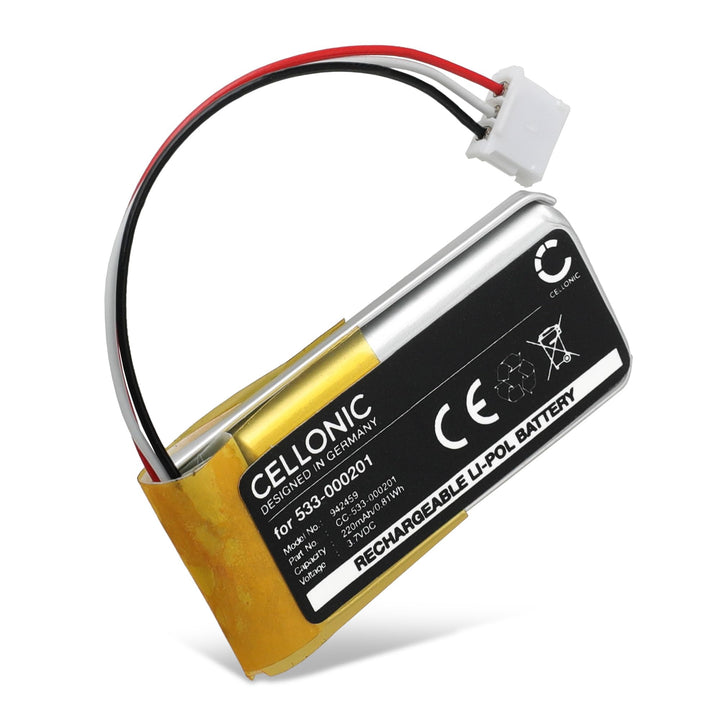 CELLONIC, Akku für Headset kompatibel mit Logitech G435 (220mAh, 3.7V) Ersatzakku 533-000201