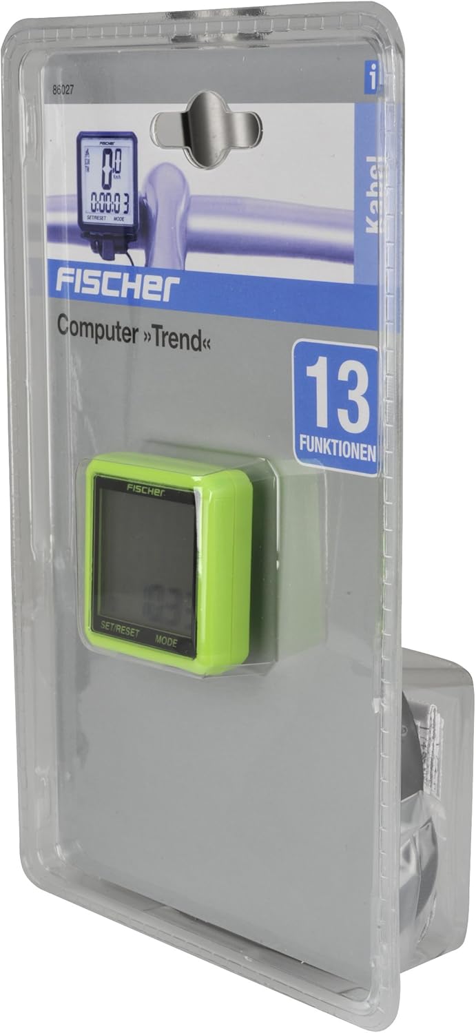 Fischer Fahrrad-Computer Einheitsgrösse Grün, Einheitsgrösse Grün
