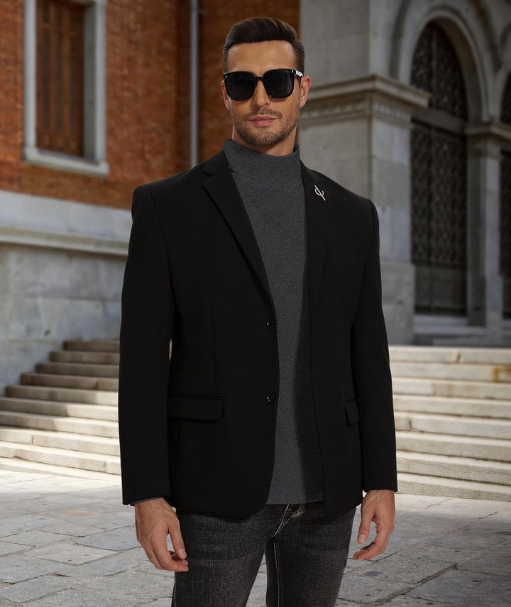 SIHOHAN Herren Rollkragenshirt Basic Rollkragenpullover - Slim fit Langarmshirt Innenfleece Thermoun