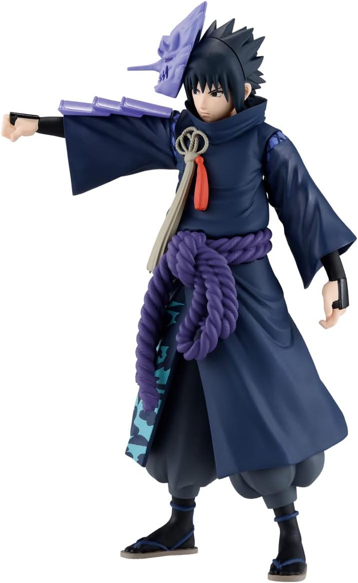 BANPRESTO, Sasuke Uchiha Naruto Shippuden Actionfigur (Animation 20Th Anniversary Costume), 16 cm, M