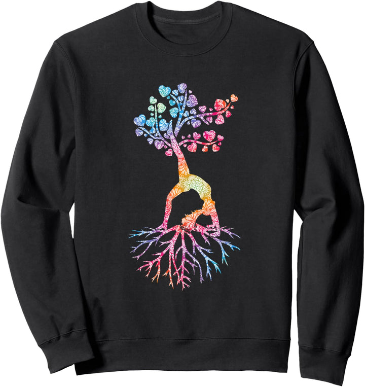 Yoga Lebensbaum Mandala Buddha Meditation Tree of Life Sweatshirt