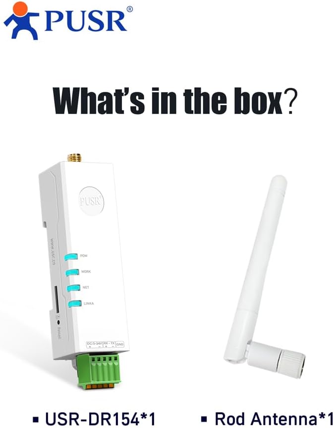 DIN-Schienenmontage Lippenstift Grösse 4G Modem RS485 auf Cellular Modbus Gateway Cat1 1*RS485 MQTT